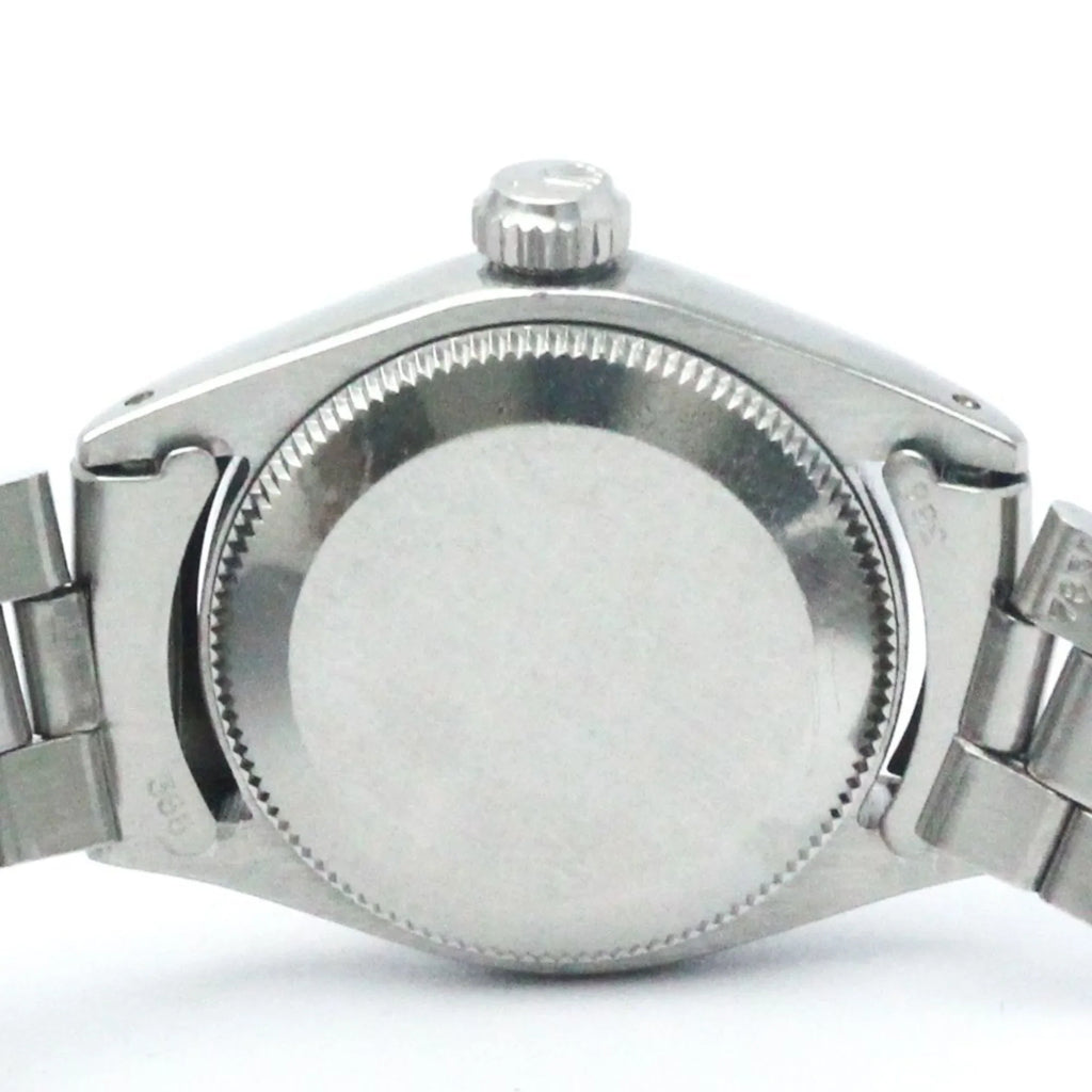 Steel Gold Pre-Owned 6719 Vintage BF565449 White Oyster Perpetual Ladies Watch (Fair)