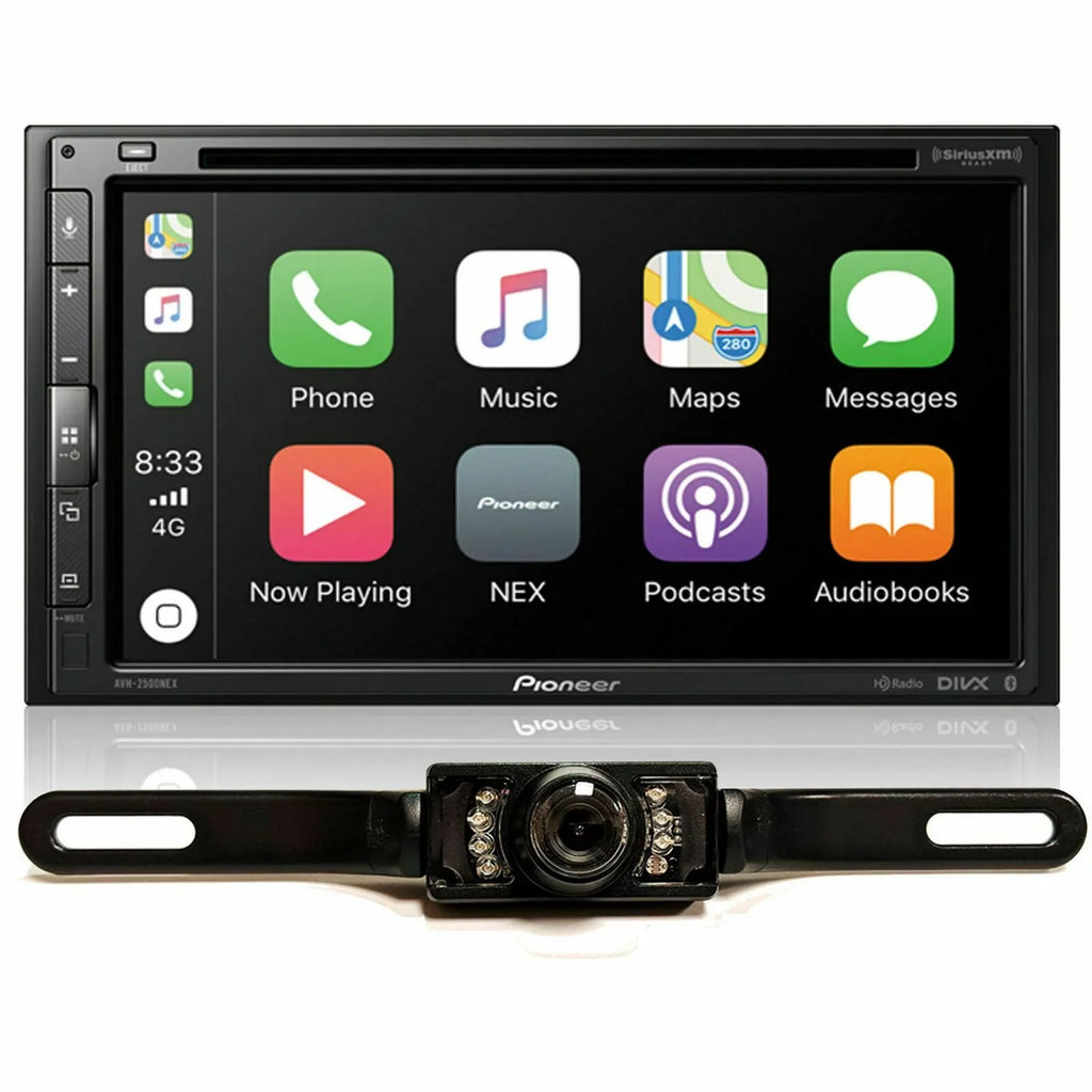 USB BLUETOOTH & PIONEER Camera ANDROID AVH-2500NEX License PLAY CD Plate DVD CAR