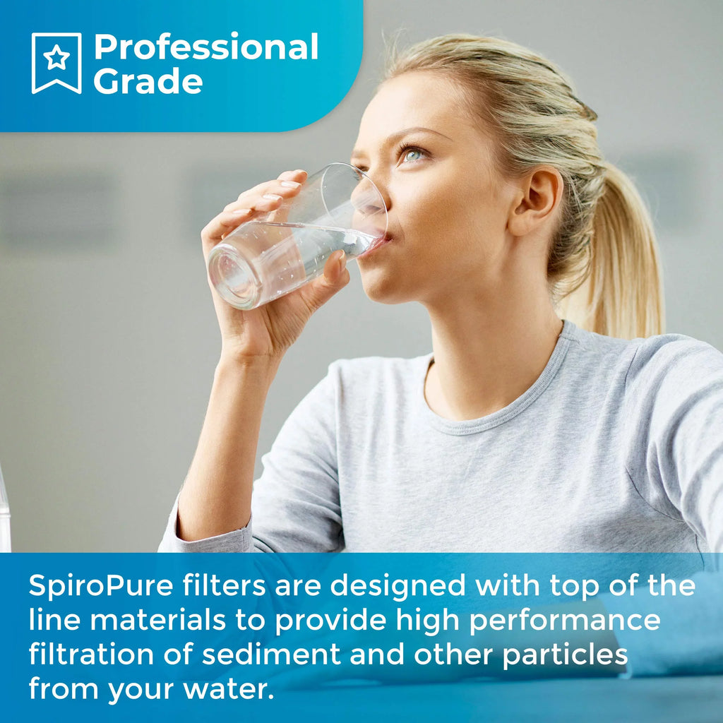Micron Spun SpiroPure SP-P3-30 Filter Sediment Cartridge Polypropylene 3 Melt-Blown 30x2.5 liquid 20) (Case of