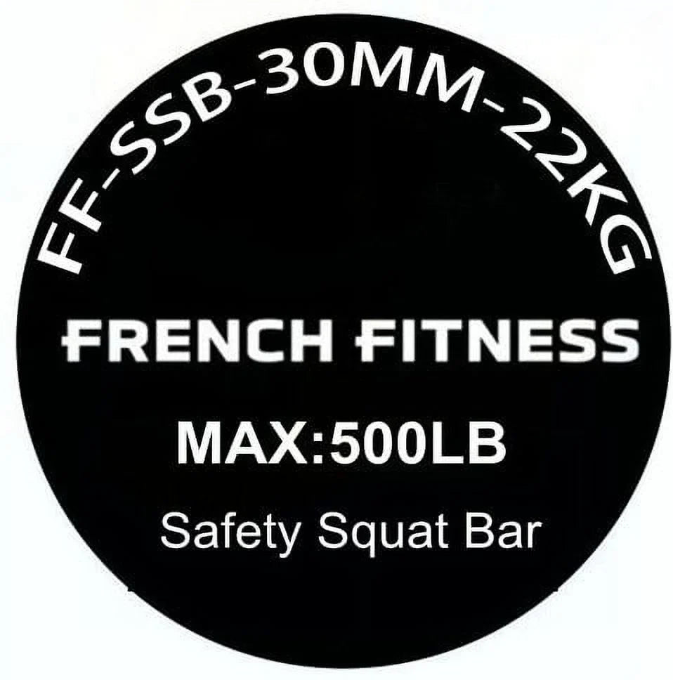 (New) Squat Bar Fitness French Safety