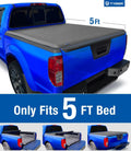 Frontier 2022-2023 Compatible TG-BC1N9057 | Roll-up Auto 5' T1 Vinyl Bed Cover Tonneau Bed | | with Nissan Truck Soft Tyger