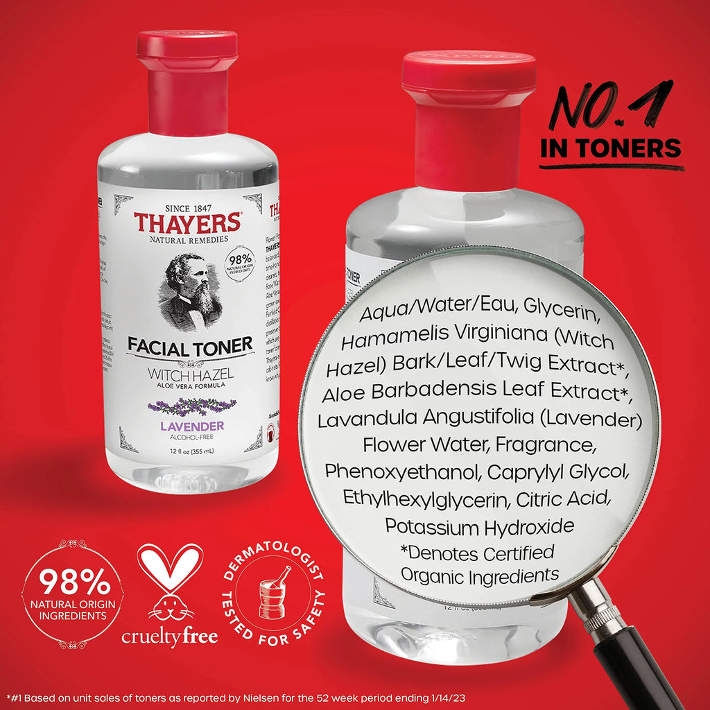 fl 12 with Vera oz Lavender - Hazel Witch Aloe Thayers