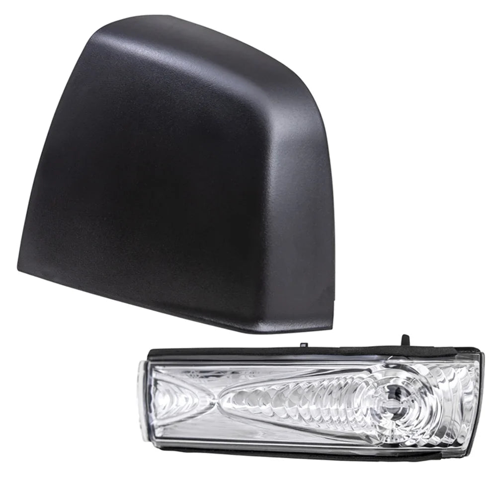 Promaster And Base/ST/Tradesman Driver Cover Brock Door Turn Textured Light Set 2015-2021 Mirror With RAM Aftermarket Replacement Compatible Left City Signal Black
