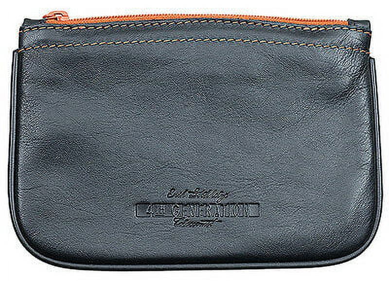 Tobacco Generation Italian Pouch Leather 7955 Zipper Kenzo Black grade 4th -