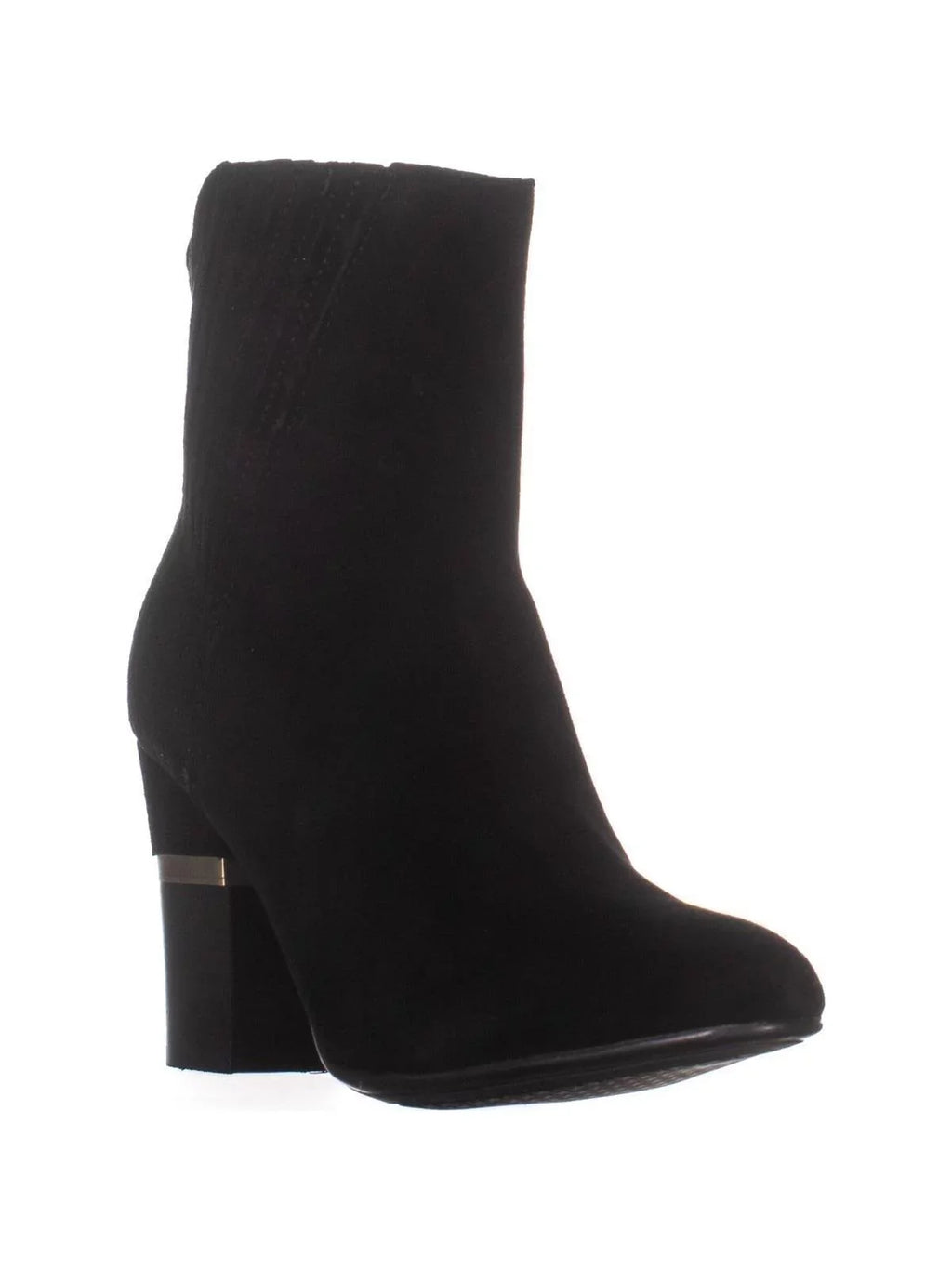 Jadia Lucca Womens Lane Black Boots, Ankle Suede