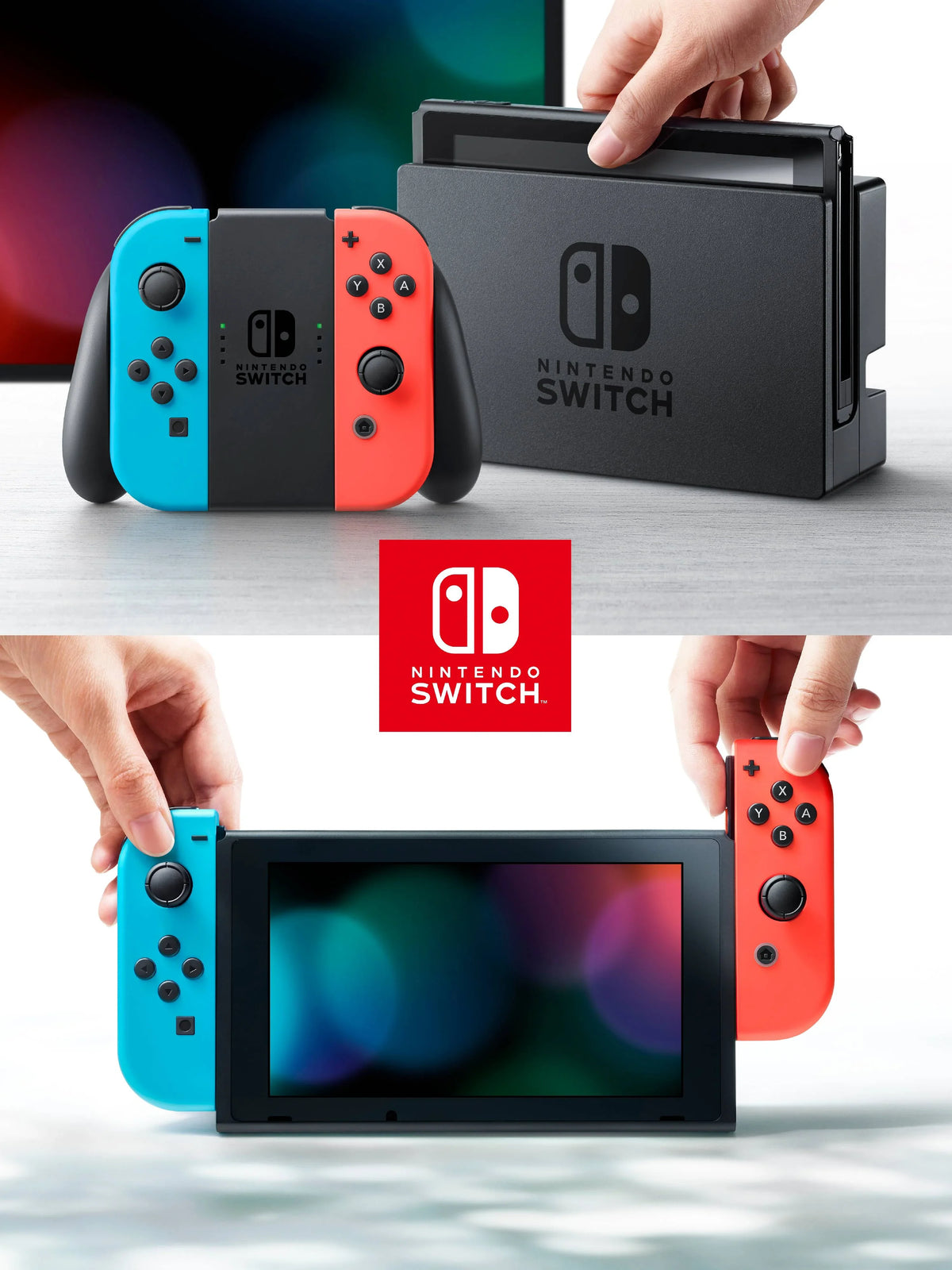 Console Red/Blue With Neon Joy-Con Nintendo Switch (2019)