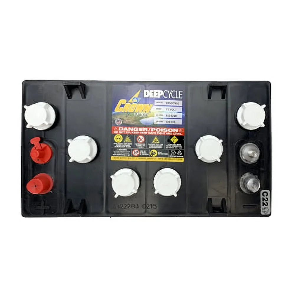 X4 Replacement Deep for Cycle Crown 150 Battery T1275 Trojan Battery AH