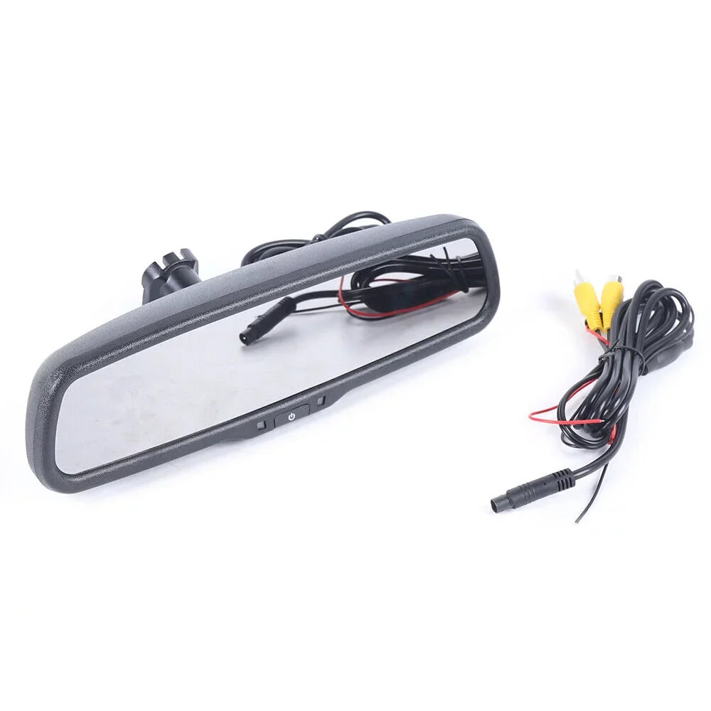 View Bracket Rear Resolution for System Mirror Camera Car Kit Backup SHZICMY HD 4.3" 800*480 with Monitor LCD