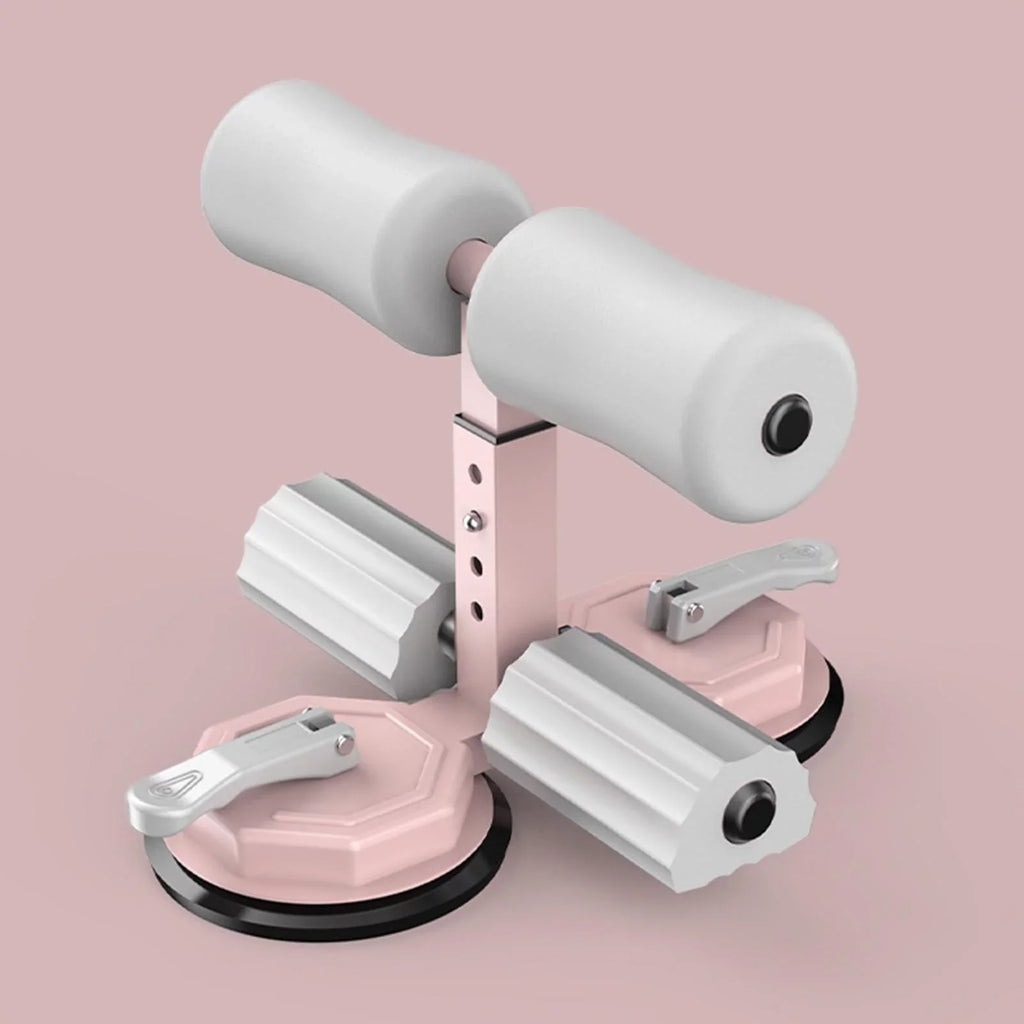 Cup - Abdominal Powerful Settings 3 Equipment Abs Gray Sitting Floor with Exercises Height Pink Suction Bar