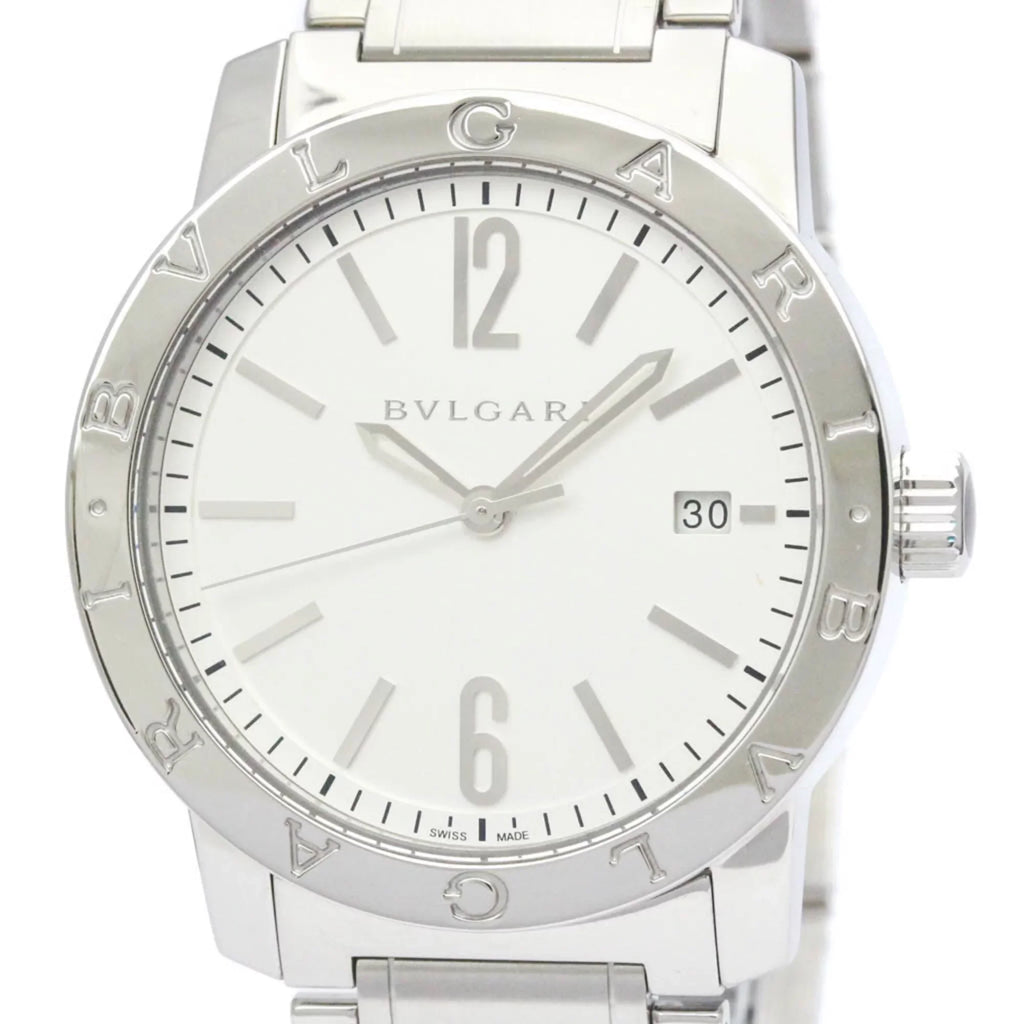 BF560761 Automatic Steel Watch BVLGARI BVLGARI-BVLGARI Pre-Owned (Good) Mens BB39S Polished