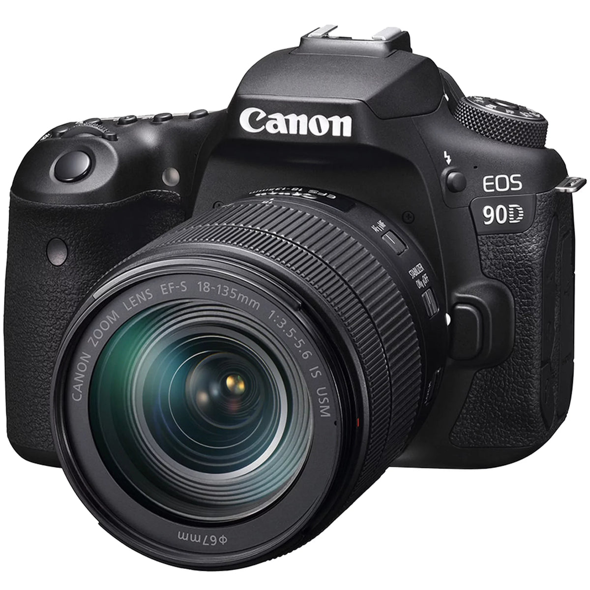 90D DSLR 64GB Bundle Pieces + 18-135mm with Card Tripod IS SanDisk Telephoto Case EOS 2 Canon ZeeTech Camera + Accessory USM + + Lens +
