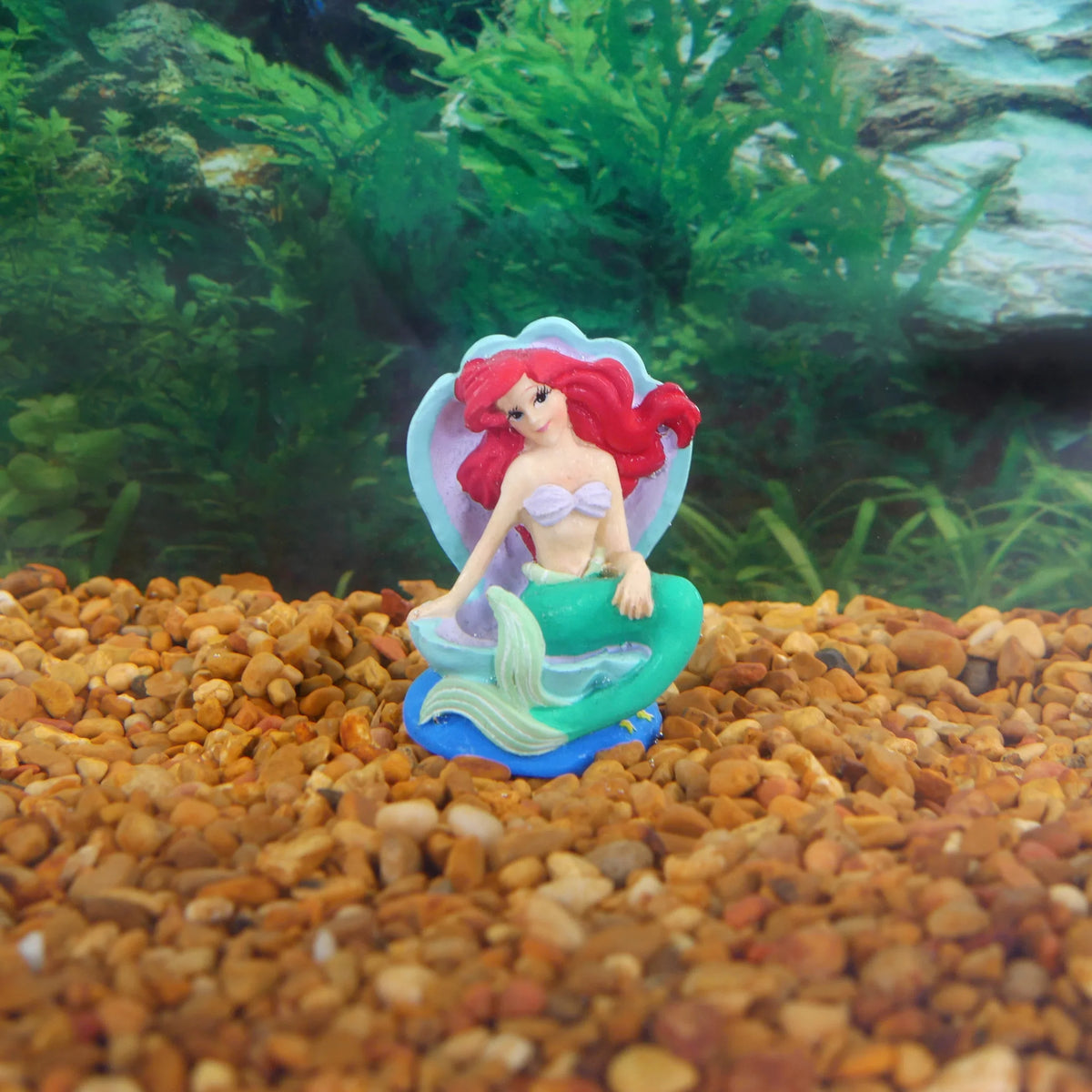 Resin 5-Piece Mini Aquariums Ornaments Little for Penn-Plax Mermaid