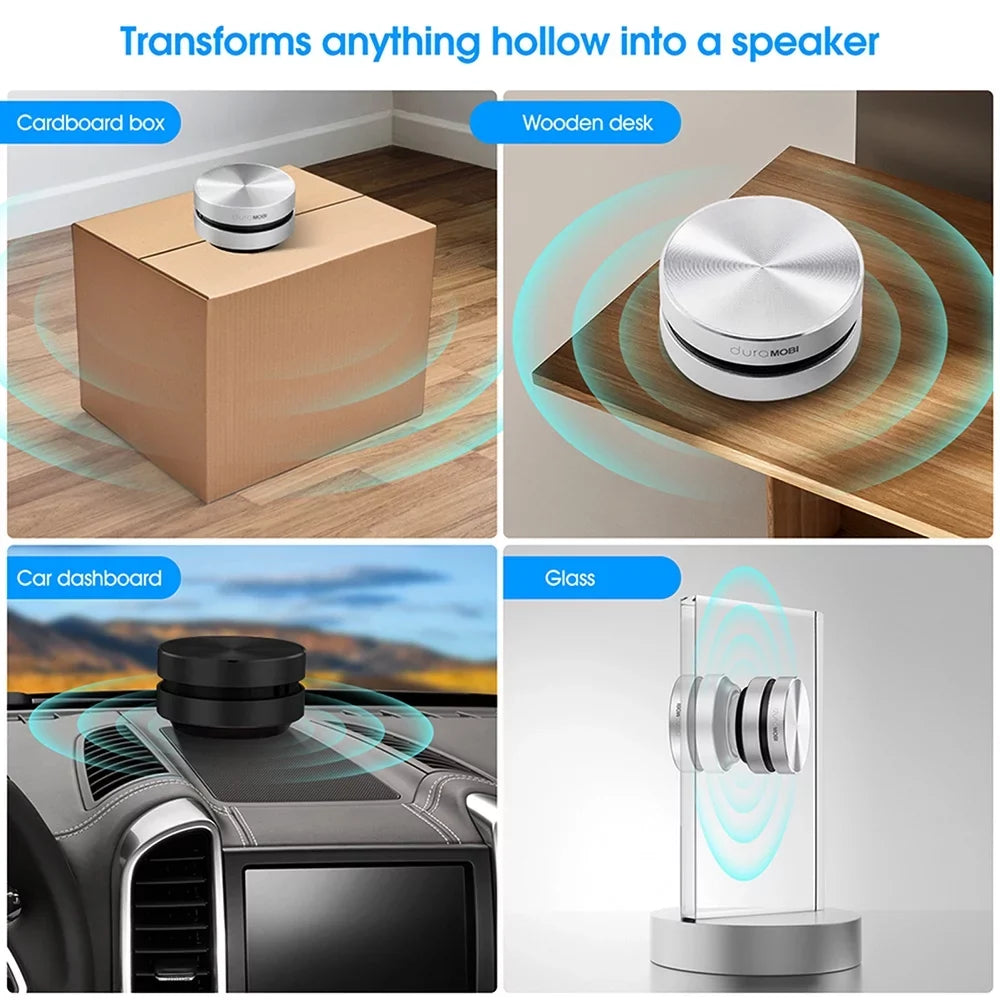 Conduction Sound Portable Bone MOBI Sound Box Silver BT Packs Dura Loud Stereo Mini 2 Speaker Built-in Speakers Wirelessly Mic