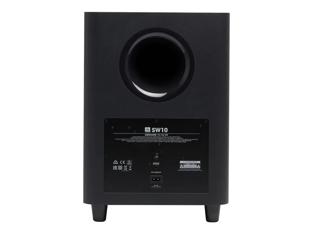 Powered 10" JBL Subwoofer 300W (JBLSW10BLKAM) Wireless