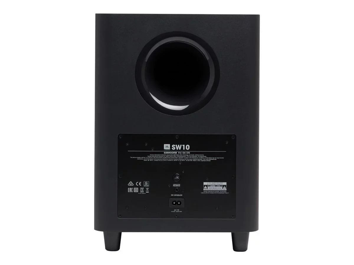 Powered 10" JBL Subwoofer 300W (JBLSW10BLKAM) Wireless