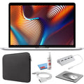 2018, 2.3GHz, + with Sleeve 256GB Bundle (i5 13-inch Cleaning Starter (Refurbished) MR9U2LL/A) Zipper SSD) Laptop Kit - + (Mid Silver Kit MacBook Pro Black