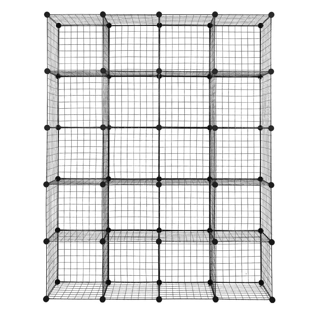 20-Cube Stackable Shelves Storage Winado Multifunctional Design Organizer Plastic