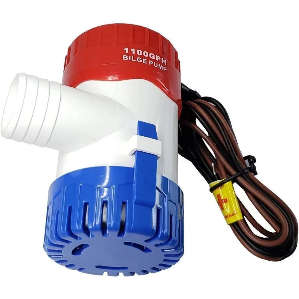 Bilge Pump 24V liquid Yacht Electric 1100GPH Boat Sump for Marine Submersible
