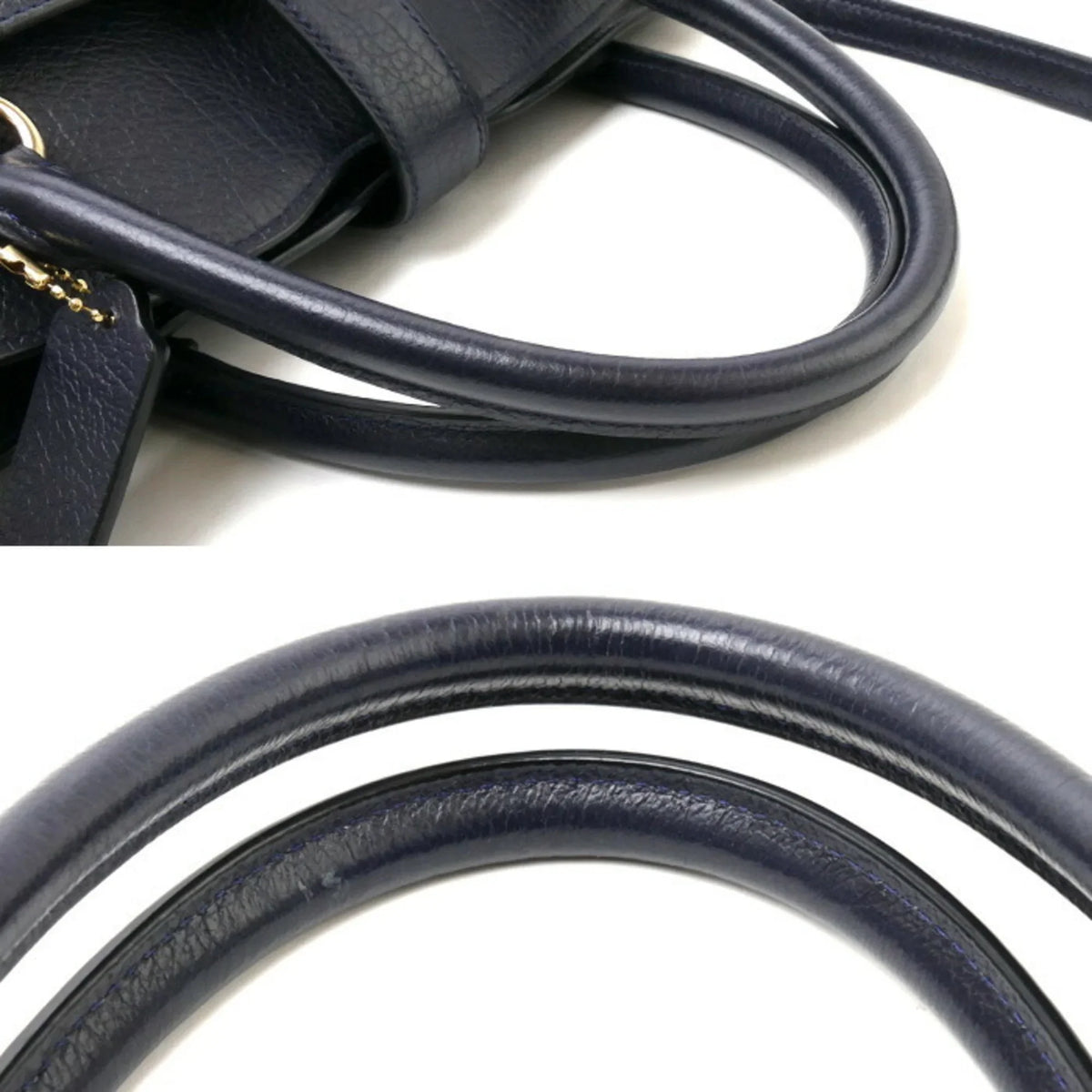 Shoulder 30 Bag (Good) 2Way Women's Pre-Owned Mercer 37575 Satchel Navy COACH