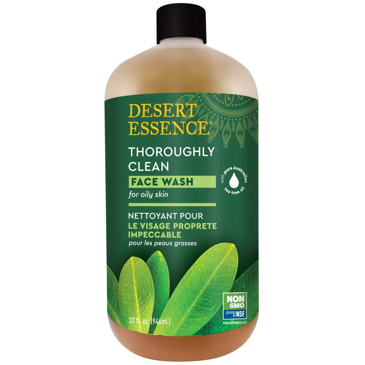 Revitalized, Gently Castile Tea Oil Tree, For Skin Smooth Face 32oz - Soap with Cleansing Clean Desert Radiant, Coconut - Oil Deep Impurities Wash Original Removes Thoroughly & Formula & Essence