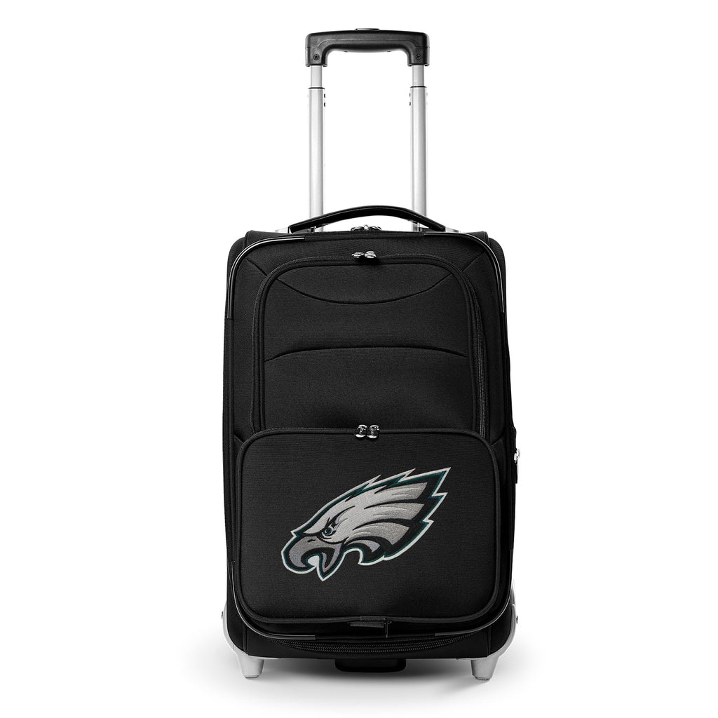 Suitcase Black Rolling Softside 21" MOJO Philadelphia Carry-On Eagles