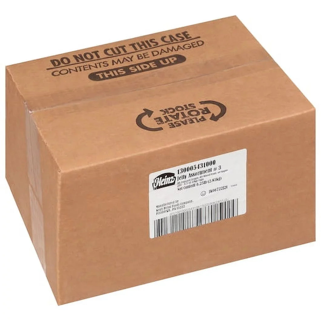 Cup Jelly Assorted no.3 200 Ounce .5 Single Case Serve