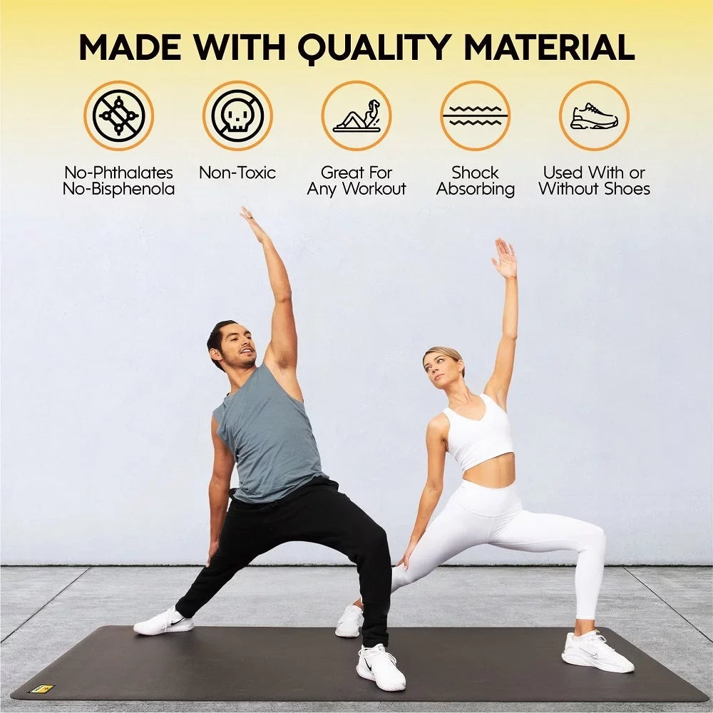 (60 1/4" x 6' Feet) Mat 10' Pogamat x Square Exercise