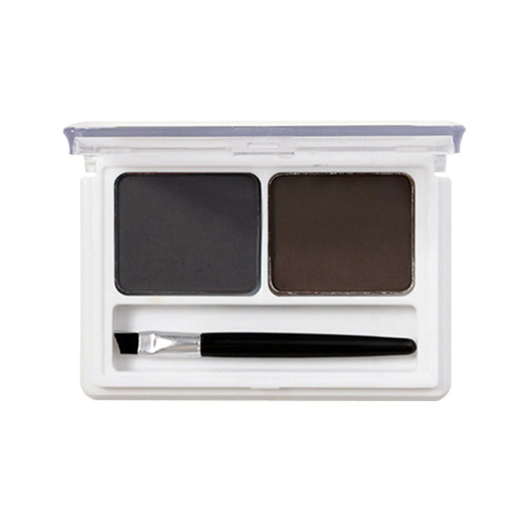 2 Colors Palette set Brush Professional With Eyebrow Makeup Brow Powder Eye Tint