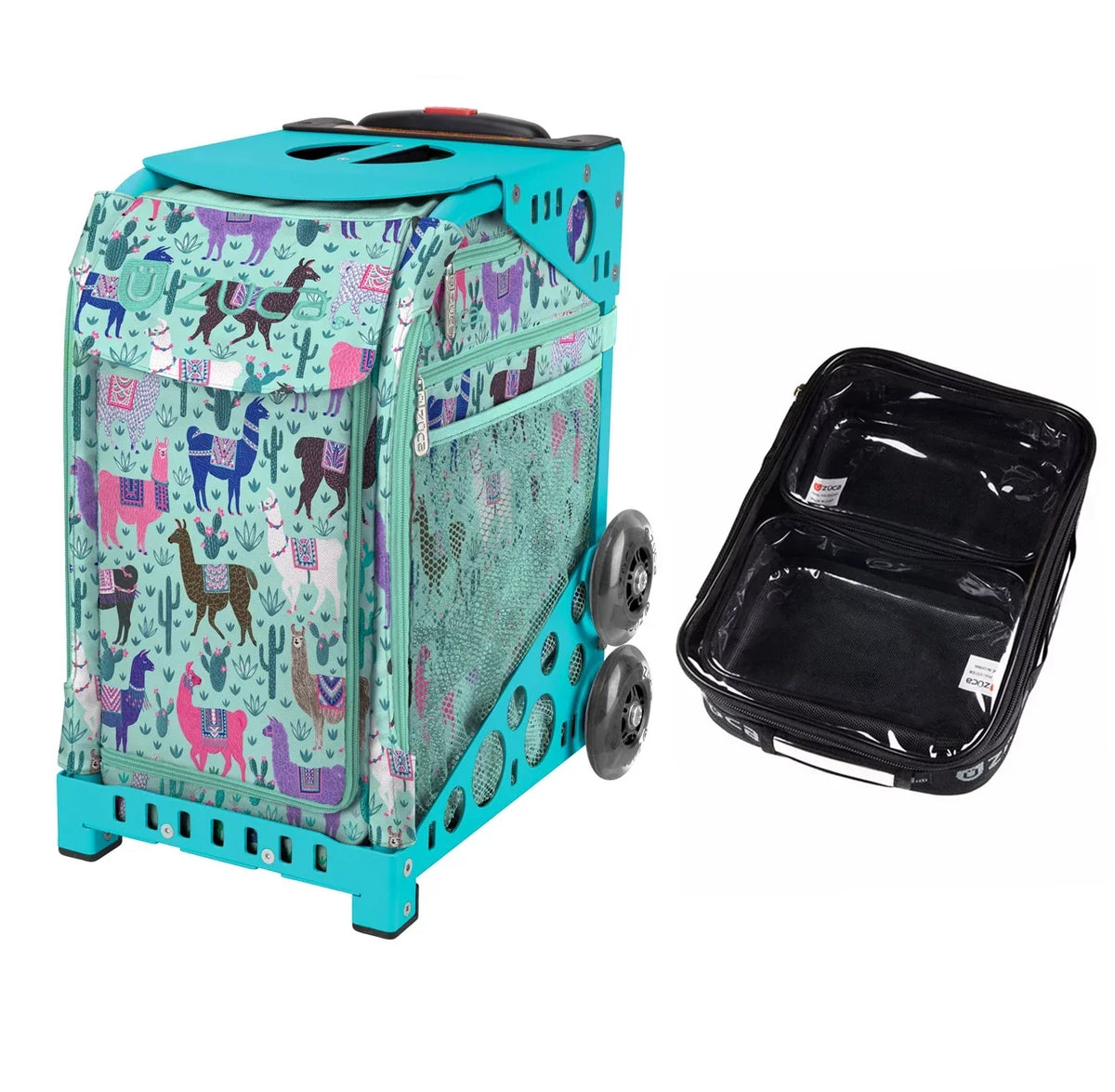 Pouches and Zuca 18" Rama Sport (Turquoise Utility - Llama Large with 2 Bag Frame) 1 Mini