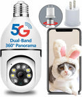 Color Bulb Light exterior 3MP Bulb Light Camera OwLUCK 5g-2.4ghz,Optiguard Camera Indoor 360° Security &