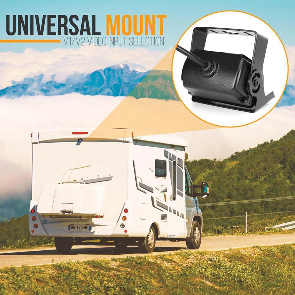 IR Backup with Vision Monitor Camera with 7" and PLCMTR71 Pyle Night System Weatherproof Camera Commercial-Grade