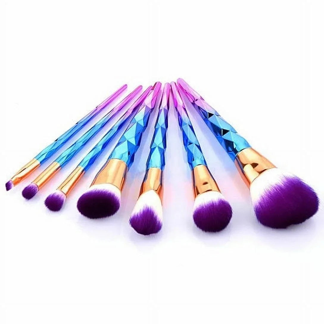 Exotic 7 Of Beauty Set Unicorn Cosmetic Brush Enhancer