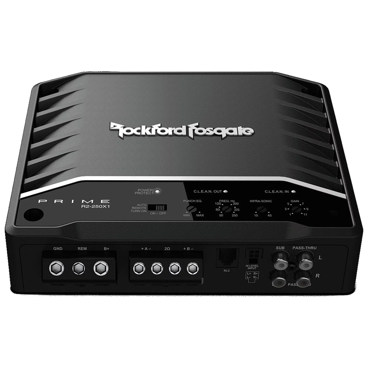 250-Watt Range Rockford Amplifier R2-250X1 Full Class Mono Fosgate D Prime