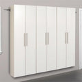 White Wall Cabinet Row Garage Mounted Piece Large Set 72" Pemberly in 3