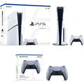 DualSense - Console DualSense 16GB - & Includes PS5 12... Console Wireless - PlayStation I/O 5 Controller Sterling + Up Integrated Controller 1TB Silver SSD Custom 5 Slim PlayStation RAM @ to - 120fps