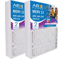 WICKED FPR MERV AIRX CLEAN Comparable AIR. 9 by Air 2 MPR 1500 2200 with X6670 to Pack Filter Compatible Filter Lennox FILTERS 13 & 16x25x5 Air -