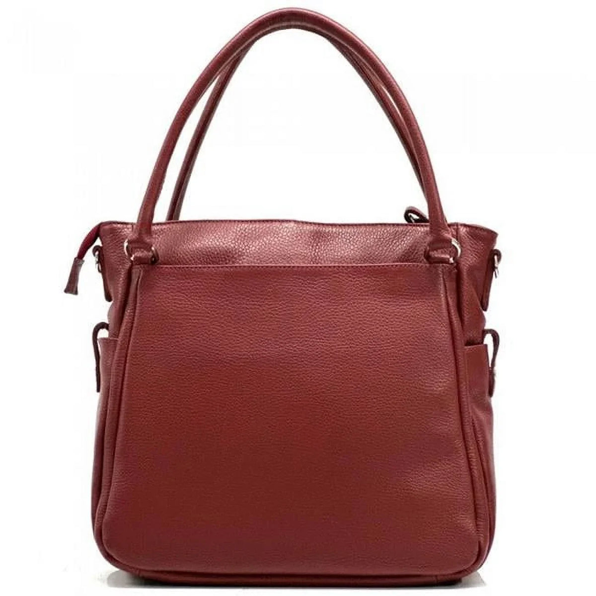 Handcrafted Leather Handbag, Dark Artisan Medium 60-6329-DarkRed Matteo Red Shoulder - Calfskin Womens Italian Genuine