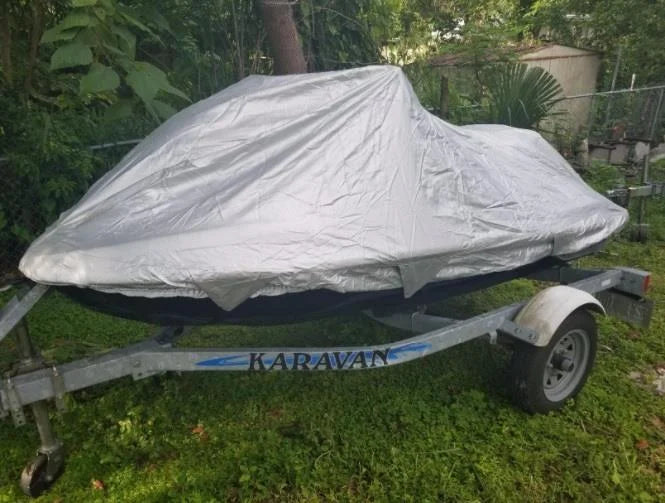 PWC 2007 STX-12F Ski 2008 2003 JT1200D7F Travel, / 2004 2006 Jet 2005 Watercraft Storage Mooring UV Kawasaki Cover Reflective, and for