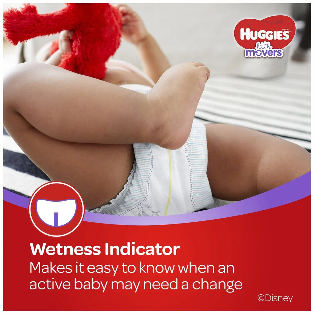 Baby Little Pack Ct, Huggies Diapers, 4, Giant Movers 104 dimension