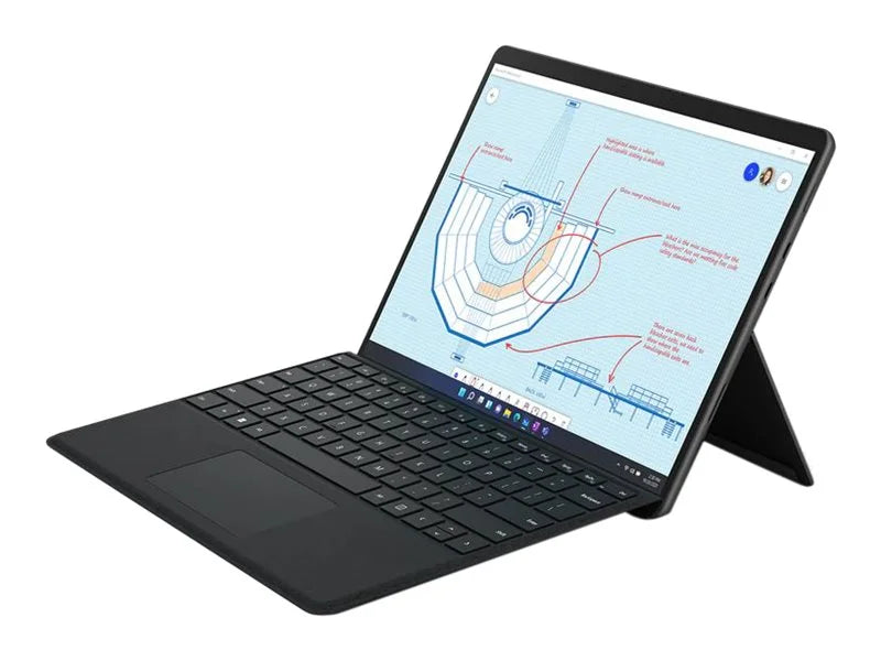 Tablet, 11, GB GB, 8 13", 512 Graphite Microsoft SSD, Windows Surface 8 Pro