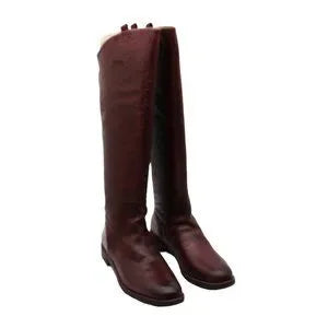 Meyer US) Sarto Almond Padded Detailing Stitch Block Franco Toe Womens Heel(dimension 9 Burgundy