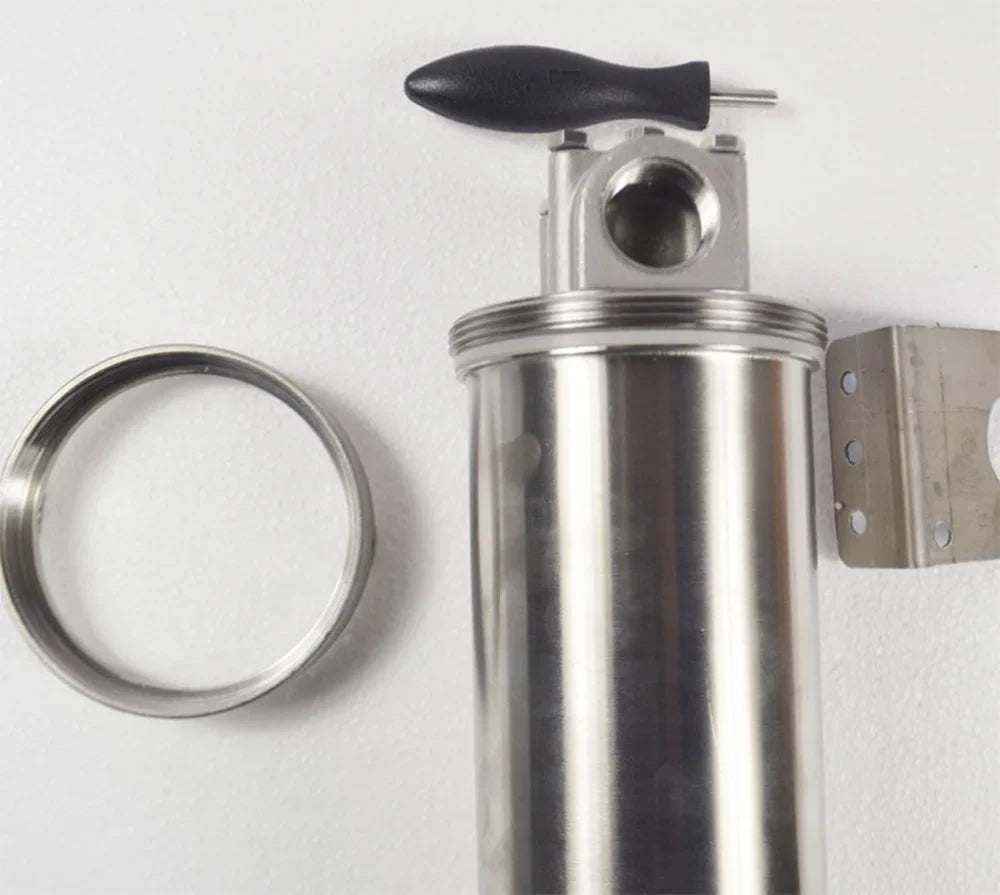 Bracket Particles with Housing 10"L Filter Pin PreAsion liquid Rust Wrench Filtering Scale for Cartridges Dirt 3/4"NPT Heavy-duty
