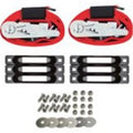 x System in. Ratchet 2 Snap-Loc with Bonus 16 Trailers Trucks E-Strap & for Pack