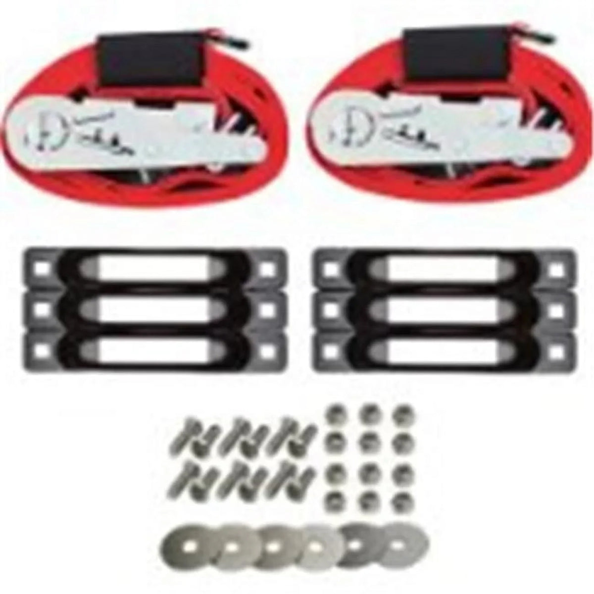 x System in. Ratchet 2 Snap-Loc with Bonus 16 Trailers Trucks E-Strap & for Pack
