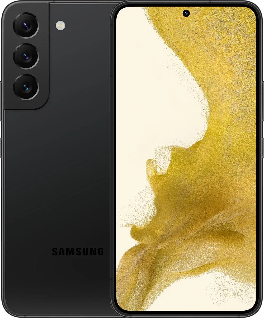 GB Only,128 Used US 8 RAM, GB S22 Storage 5G Cellular Galaxy Black + Phantom Smartphone,