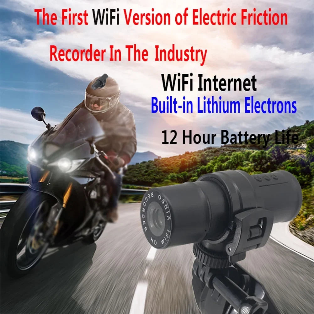 1080P Motorbike Bike Connection WiFi Sports Video OWSOO Motorcycle Waterproof Action for DVR Bike Recorder Electric Cam