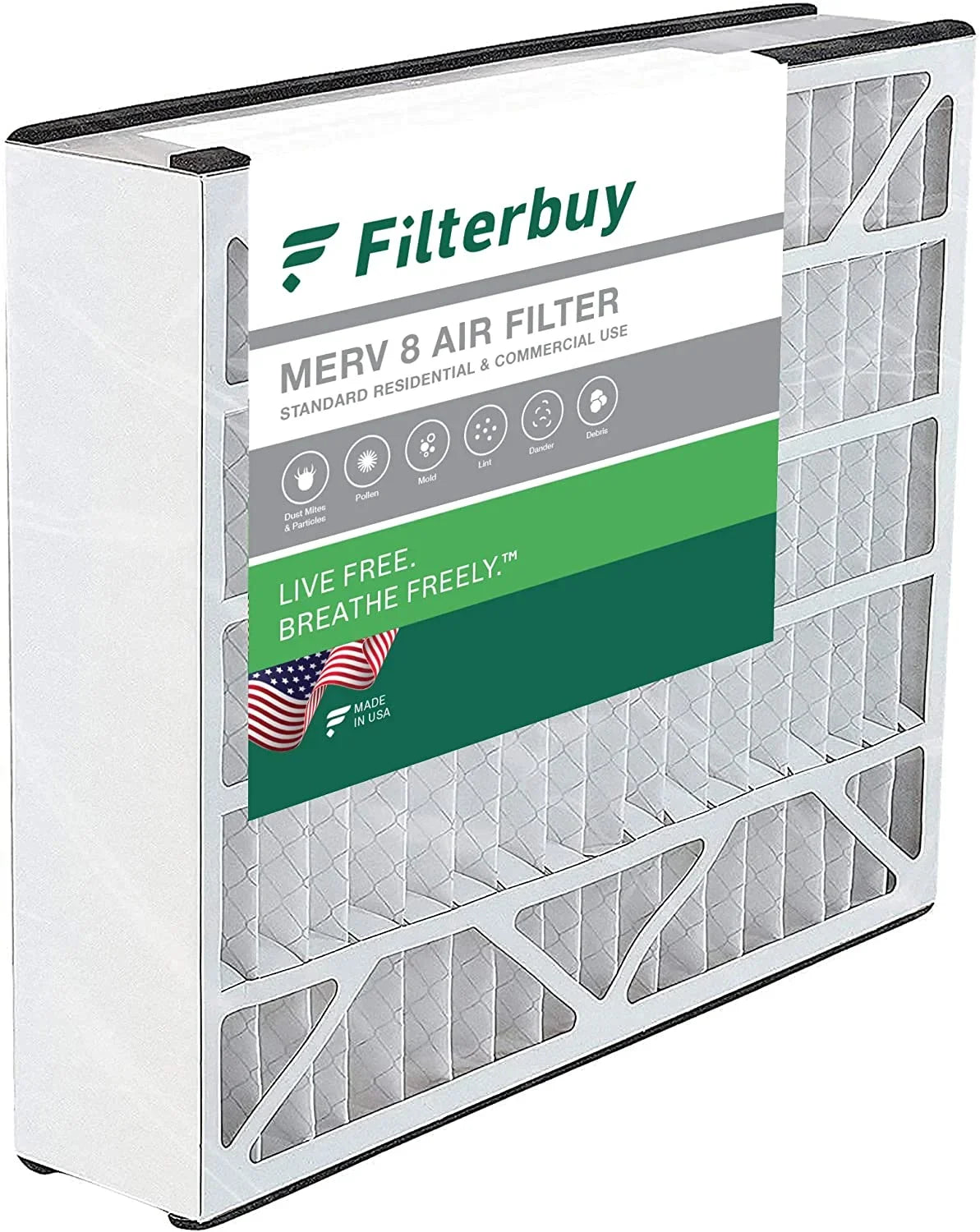 Air Pleated 255649-103 HVAC AC Air Furnace Filterbuy MERV for (1-Pack) Bear Trion Filters 8 20x20x5