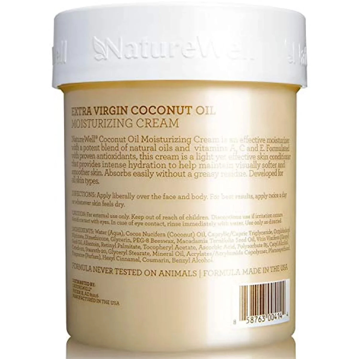 16oz Cream, Default (Pack of - Coconut Moisturizing Naturewell 2) Virgin Oil Extra Title