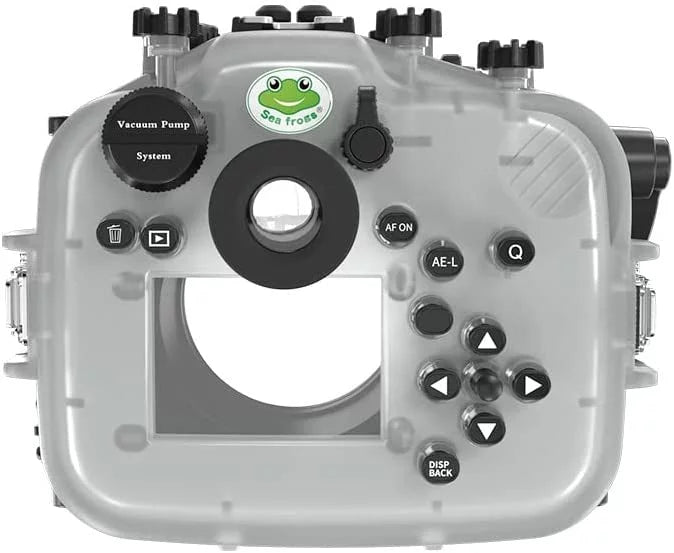 Flat Scuba Fuji Seafrogs X-T4 w/Short [40M/130FT] xt4 Fujifilm Camera Port Waterproof Housing for Underwater Case