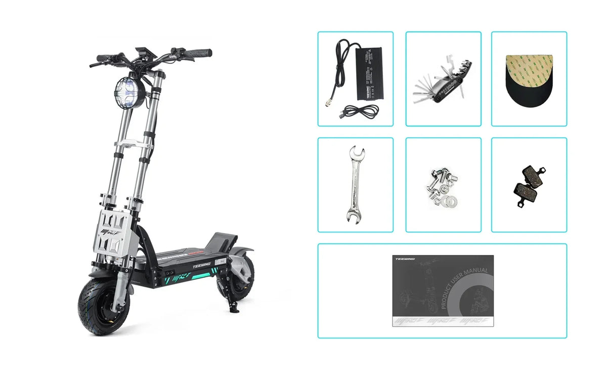 Dual With Combines Performance Teewing Mars Motor Battery High-Capacity 6000W Scooter 60V for a 35AH Adults 6000W Electric